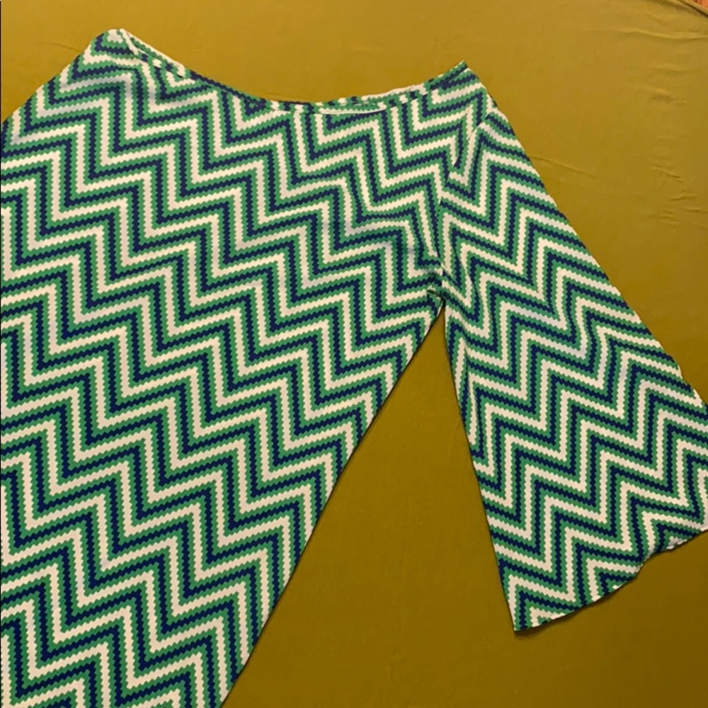 Asymmetrical Zig Zag Dress
